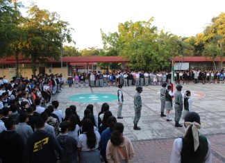 Guardia Nacional fortalece el tejido social y el civismo en escuelas de Colima