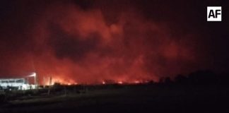Incendio en la Laguna de Zapotlán moviliza a cuerpos de emergencia; humo afecta la carretera estatal 401