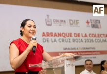Indira Vizcaíno participó en el arranque de la Colecta Anual de la Cruz Roja 2026 en Colima
