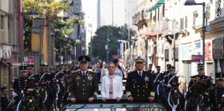 Claudia Sheinbaum encabeza conmemoración del 113 Aniversario de la Marcha de la Lealtad en la capital del país