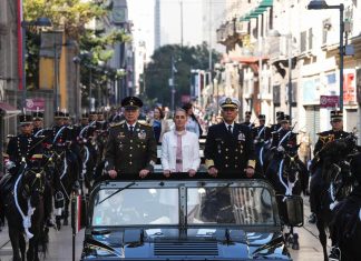 Claudia Sheinbaum encabeza conmemoración del 113 Aniversario de la Marcha de la Lealtad en la capital del país