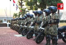 Refuerzan seguridad en Manzanillo con motocicletas a la Fuerza de Tarea “Pez Vela 2026”