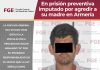 En prisión preventiva imputado por agredir física y verbalmente a su madre, en Armería