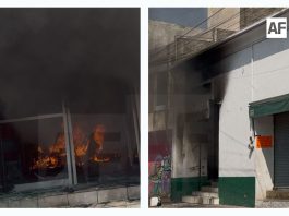 Gabinete de Seguridad atiende daños en 20 sucursales del Banco del Bienestar en Jalisco; en Guzmán dos fueron afectadas