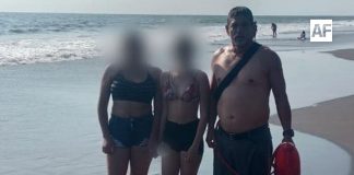 Guardavidas de la UEPC Colima rescatan a dos menores en Playa El Paraíso