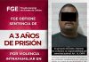 Sentenciado a 3 años de prisión por violencia intrafamiliar en Colima; amenazó y agredió a sus padres con un arma blanca