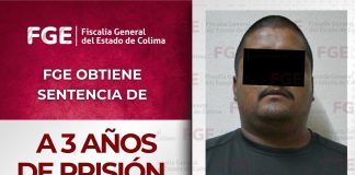 Sentenciado a 3 años de prisión por violencia intrafamiliar en Colima; amenazó y agredió a sus padres con un arma blanca