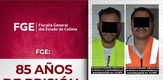 FGE: 85 años de prisión para dos hombres por secuestro agravado