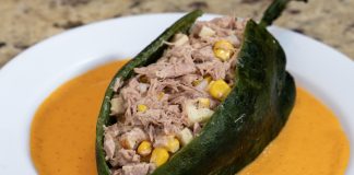 Chiles rellenos de atún como opción económica y saludable para Cuaresma