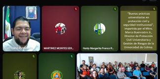 Comparte UdeC experiencia en protección civil con Universidad Politécnica de Sinaloa