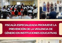 Fiscalía Especializada promueve la prevención de la violencia de género en instituciones educativas