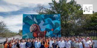 Inauguran mural “Territorio loro”, en el acceso principal al campus Coquimatlán