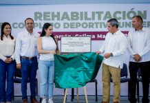 Estudiantes reciben renovado complejo polideportivo en el Campus Tecomán