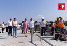 Sheinbaum supervisó avances de obras hídricas y de movilidad en Colima junto a Indira Vizcaíno