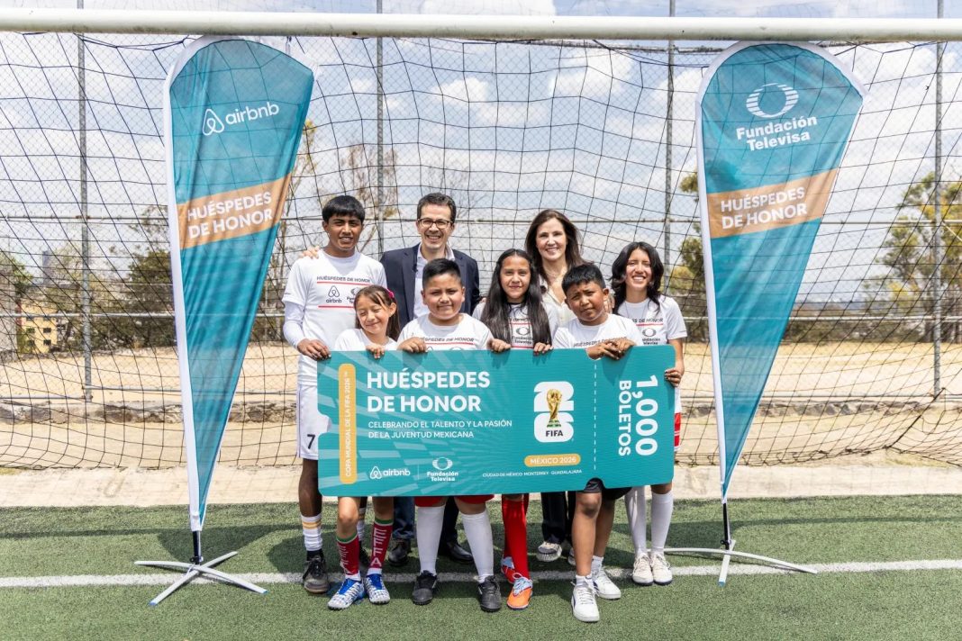 Donará Airbnb mil boletos para la COPA FIFA 2026 para jóvenes vulnerables
