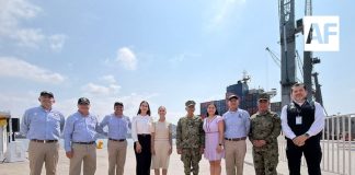 Indira Vizcaíno subraya posición estratégica de Manzanillo, durante la supervisión de la Presidenta Sheinbaum por Asipona