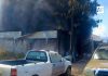 Incendio consume taller de línea blanca en Villa de Álvarez; no hay lesionados
