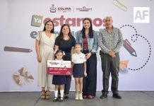 107 estudiantes de preescolar en Coquimatlán recibieron tarjeta de Mi ColiBeca para Empezar por gobierno de Indira