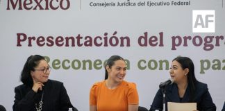 Gobernadora de Colima encabeza presentación del programa Reconecta con la Paz