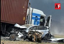 Carambola y tolvaneras cierran la autopista Guadalajara-Colima a la altura de Atoyac
