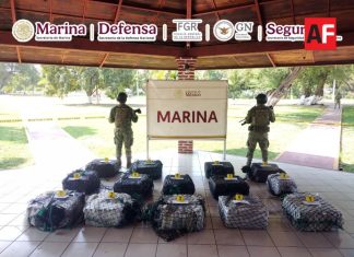 Aseguran más de 650 kilos de presunta cocaína en operativo marítimo frente a Michoacán