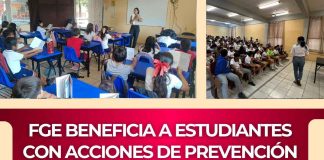 FGE beneficia a estudiantes con acciones de prevención en cuatro municipios