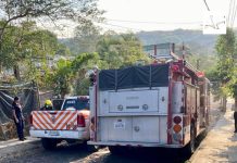 Incendio en vivienda de Suchitlán moviliza a Protección Civil Comala; no hubo lesionados
