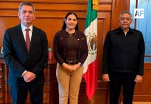 Indira Vizcaíno informa reunión con Marina y Hacienda para reforzar seguridad en Colima