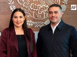 Indira Vizcaíno se reúne con Omar García Harfuch para revisar diversos aspectos de la Estrategia Nacional de Seguridad en Colima