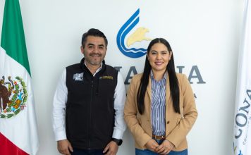 Indira Vizcaíno da seguimiento a proyectos hídricos para Colima ante Conagua
