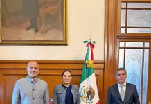 Gobernadora gestiona inversión y anuncia obras viales clave para 2026 en Colima