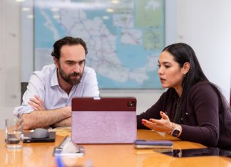 Gobernadora Indira Vizcaíno sigue impulsando acciones para mejorar el transporte público en Colima