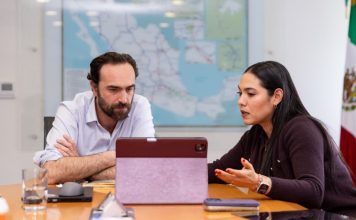 Gobernadora Indira Vizcaíno sigue impulsando acciones para mejorar el transporte público en Colima