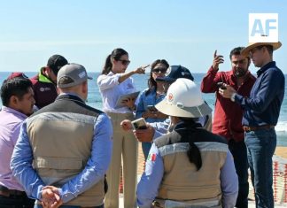 Rosi Bayardo supervisa avances de la obra del Malecón Miramar y anuncia segunda etapa