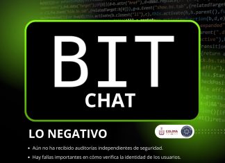 Policía Cibernética de Colima alerta sobre riesgos y alcances de la aplicación de mensajería BitChat