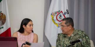 Indira Vizcaíno refuerza coordinación para garantizar una vida libre de violencia a las mujeres en Colima