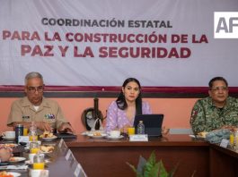 Indira Vizcaíno destaca acciones de prevención de violencia en reunión de seguridad en Colima