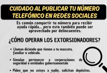 Alerta Policía Cibernética de Colima sobre riesgos de extorsión al difundir números telefónicos en redes sociales