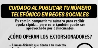 Alerta Policía Cibernética de Colima sobre riesgos de extorsión al difundir números telefónicos en redes sociales
