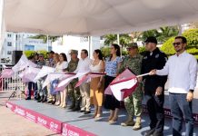 Indira Vizcaíno y otras autoridades dan banderazo al Operativo de Semana Santa