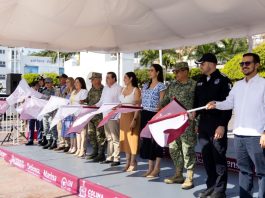 Indira Vizcaíno y otras autoridades dan banderazo al Operativo de Semana Santa