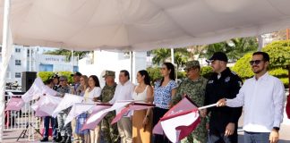 Indira Vizcaíno y otras autoridades dan banderazo al Operativo de Semana Santa