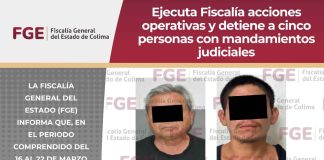 Ejecuta Fiscalía acciones operativas y detiene a cinco personas con mandamientos judiciales
