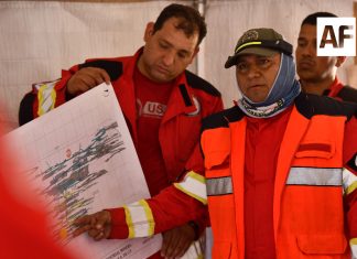 Grupo USAR Jalisco se integra a operativo de rescate en mina de Sinaloa tras reunión de coordinación