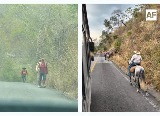 Alertan por presencia de peregrinos en carretera Minatitlán–Villa de Álvarez; piden extremar precauciones