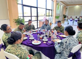 Reconocen a mujeres del Ejército, Fuerza Aérea y Guardia Nacional en Colima por su labor en las Fuerzas Armadas