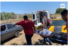 Rescatan a hombre tras caída en barranca de Cuauhtémoc