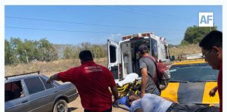 Rescatan a hombre tras caída en barranca de Cuauhtémoc