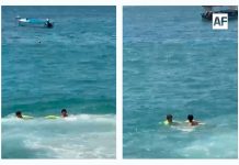 Guardavidas de UEPC Colima rescatan a joven tapatío en aguas marinas de Manzanillo