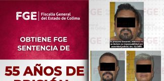 Obtiene FGE sentencia de 55 años de prisión contra tres responsables de secuestro agravado